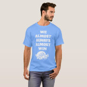 おもしろ ほとんど勝つ レトロなデザイン Tシャツ (正面フル)
