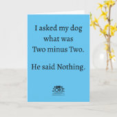 おもしろ ダッドジョーク カード (黄色い花)