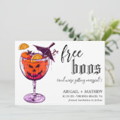 おもしろ ドリンク 無料 写真 ハロウィン ウェディング セーブザデート (スタンド正面)