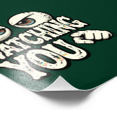 おもしろ「見張ってるぞ」レトロオフィスポスター - ダ フォトプリント            (角)