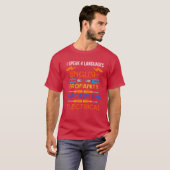 おもしろ 電子 モーター エンジニア 科学少年 Tシャツ (正面フル)