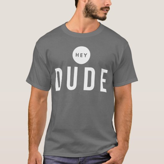 おもしろHey+DudeロンT Tシャツ (正面)