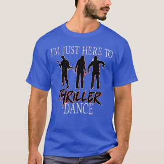 おもしろhrillerダンスパーティーホラーコスチューム 男女兼用 tシャツ