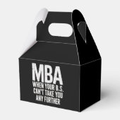 おもしろMBA修士学位卒業式 フェイバーボックス (正面サイド)