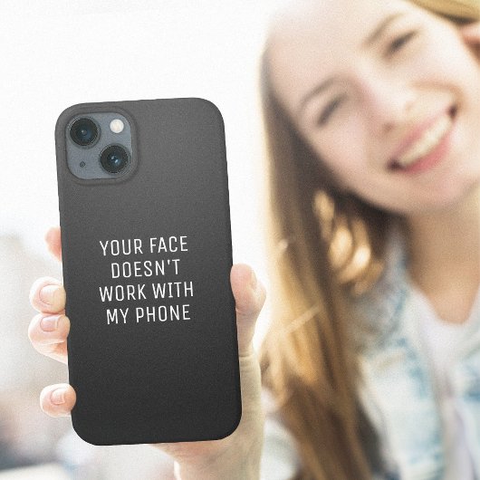 おもしろPhone Face ID iPhoneケース