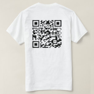 おもしろQRトランプ大統領ダンスコード(裏面) Tシャツ