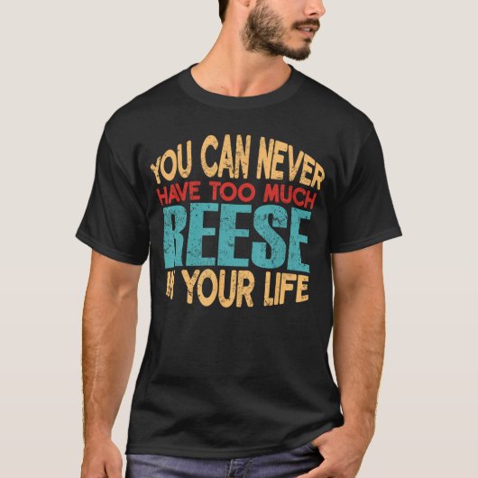 おもしろReese オリジナルTシャツ 名前 ジョーク Tシャツ (正面)