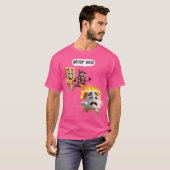 おもしろTシャツ男性へスモアーキャンプ焼き出し Tシャツ (正面フル)