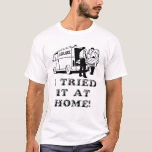 おもしろTシャツ お家で試してみた Tシャツ