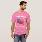 おもしろTシャツ – アメリカF*CKうん! Tシャツ (正面フル)