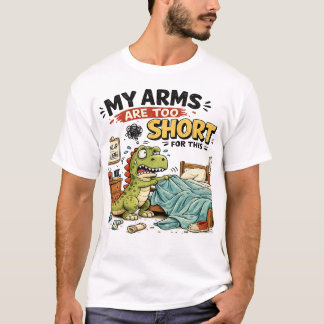 おもしろT-Rex短い腕の皮肉な大人Tシャツ Tシャツ