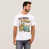 おもしろT-Rex短い腕の皮肉な大人Tシャツ Tシャツ (正面フル)