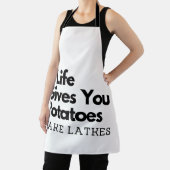 おもし前の与え命は芋が湖を作る エプロン (インサイチュ)