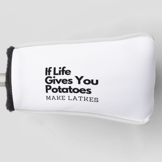 おもし前の与え命は芋が湖を作る ゴルフヘッドカバー (正面)