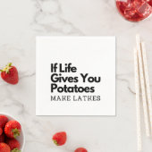 おもし前の与え命は芋が湖を作る スタンダードカクテルナプキン (インサイチュ)