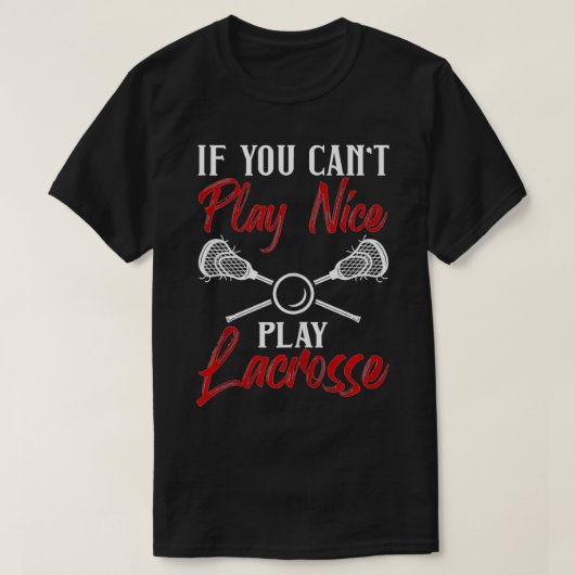 おもし前はいい遊ラクロスラーリンラ Tシャツ (デザイン正面)