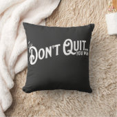 おもし前はやめ...お前の勝ち。 クッション (ブランケット)