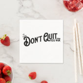 おもし前はやめ...お前の勝ち。 スタンダードカクテルナプキン (インサイチュ)