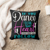 おもし前はハートで踊る クッション (ブランケット)