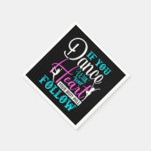 おもし前はハートで踊る スタンダードカクテルナプキン (角)