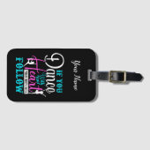 おもし前はハートで踊る ラゲッジタグ (正面横)