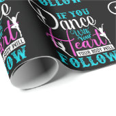 おもし前はハートで踊る ラッピングペーパー (ロールコーナー)