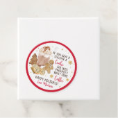 おもし前は与え先生にクッキー冬のコーヒーギフト フェイバータグ (インサイチュ)