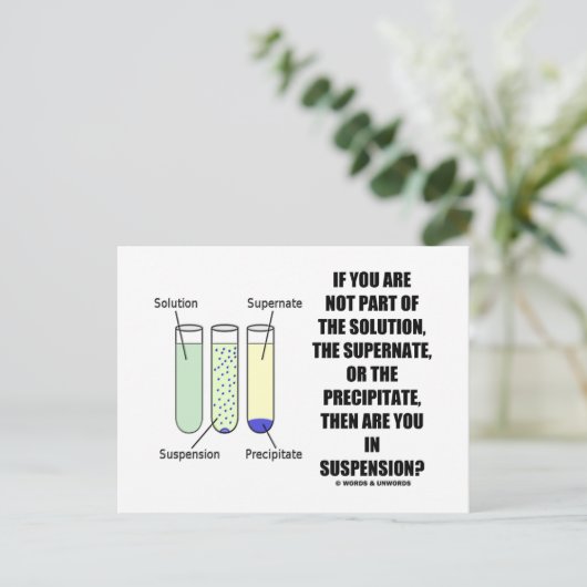 おもし前は問題解決の妨げにならない ポストカード (スタンド正面)