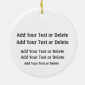 おもし前は失った大失敗だ.... セラミックオーナメント (裏面)