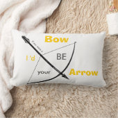 おもし前は弓だったぞ俺が矢になるぞ ランバークッション (ブランケット)