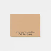 おもし前は私がストップ養老を始めると言えない ポストイット (正面)