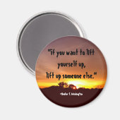 「おもし前は自分を持ち上げたい・・」 マグネット (正面/裏面)