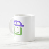 おもし前は親指を上げろ! コーヒーマグカップ (正面左)