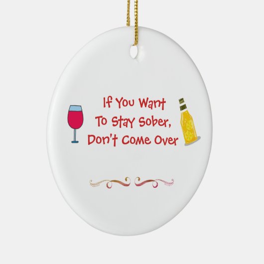 おもし前は酔っ払って来いい セラミックオーナメント (右)