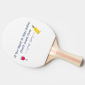 おもし前は酔っ払って来いい 卓球ラケット (横)