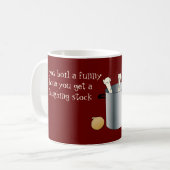 おもし前は骨をおもしろい煮る コーヒーマグカップ (正面左)