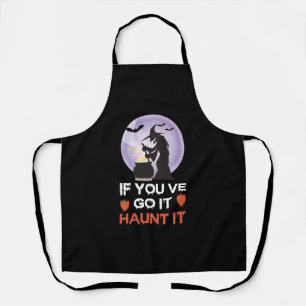 おもし前得は面白いハロウィーンだ エプロン