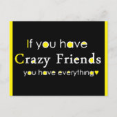 おもし友達が熱狂するいるから ポストカード (正面)