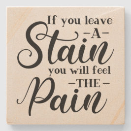 おもし離れ前の汚れ……ストーンコースター ストーンコースター