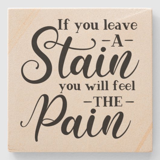 おもし離れ前の汚れ……ストーンコースター ストーンコースター (正面)