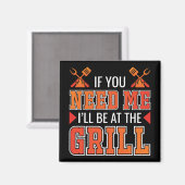 おもし願いだから俺はグリルに来る マグネット (正面/裏面)