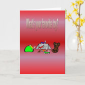 おもちゃお気に入りのは? カード (黄色い花)