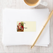 おもちゃつきサンタヴィンテージギフトラベル ラベル (インサイチュ)