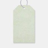 おもちゃつきヴィンテージかわいいクリスマストレイン ギフトタグ (裏面)