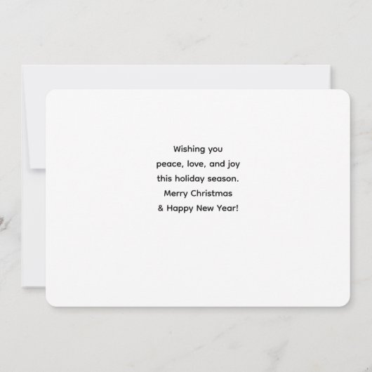 おもちゃつきヴィンテージかわいいクリスマストレイン シーズンカード (裏面)