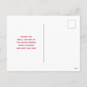 おもちゃつきヴィンテージかわいいクリスマストレイン シーズンポストカード (裏面)