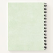 おもちゃつきヴィンテージかわいいクリスマストレイン ノートブック (裏面)