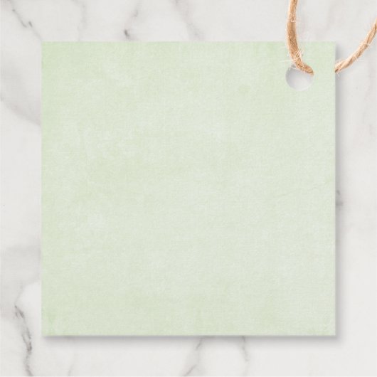 おもちゃつきヴィンテージかわいいクリスマストレイン フェイバータグ (裏面)