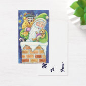 おもちゃつき煙突のサンタクロースかわいいクリスマス (デスク)