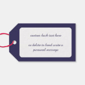 おもちゃつき煙突のサンタクロースかわいいクリスマス ギフトタグ (裏面横)